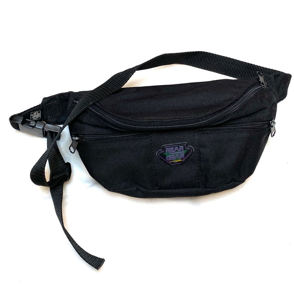 Vintage Rear Gear Ski Tote Fanny Pack • 90's • Water Bottle • Retro
